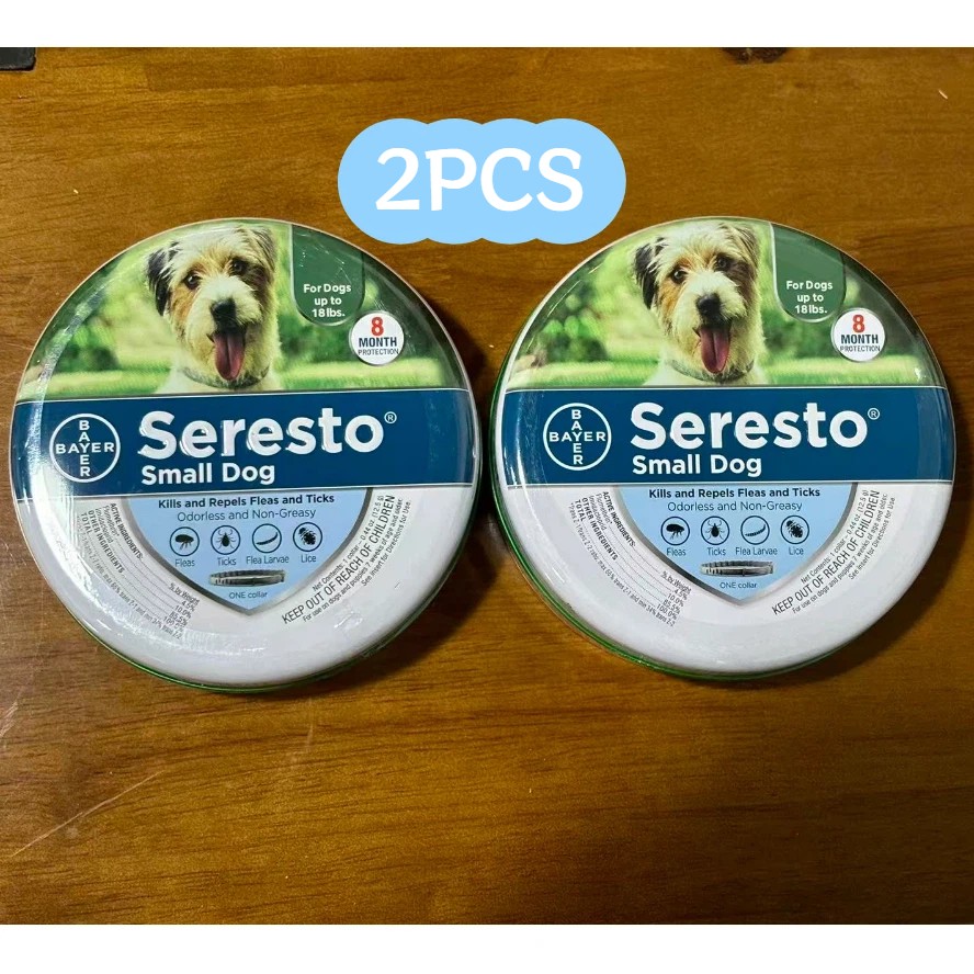 2PCS（Sealed）NewSeresto Collar for Large Dog Small Dog Cat 8 Months Protection US
