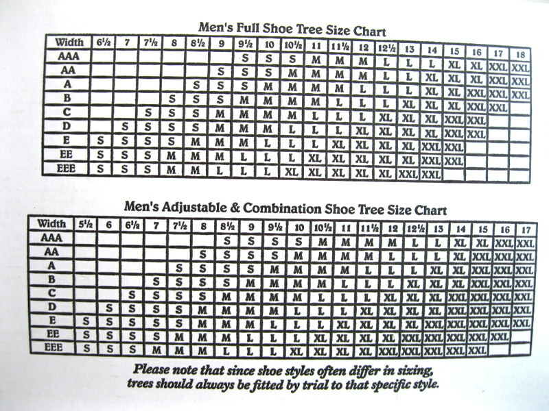 Woodlore Men's Combination Cedar Split-toe Shoe Trees Made in USA