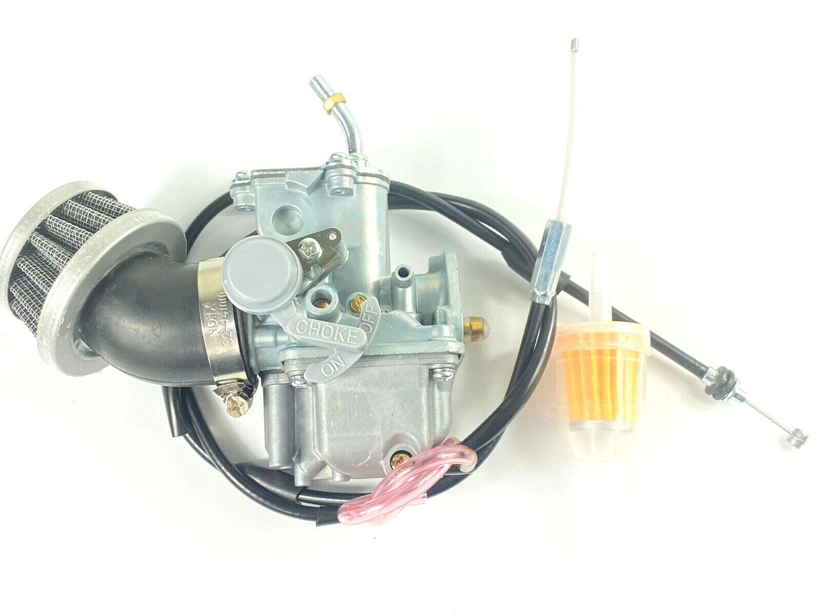 carburetor & Throttle Cable & Air Filter For Yamaha ATV Moto-4 YFM80 1985-1993