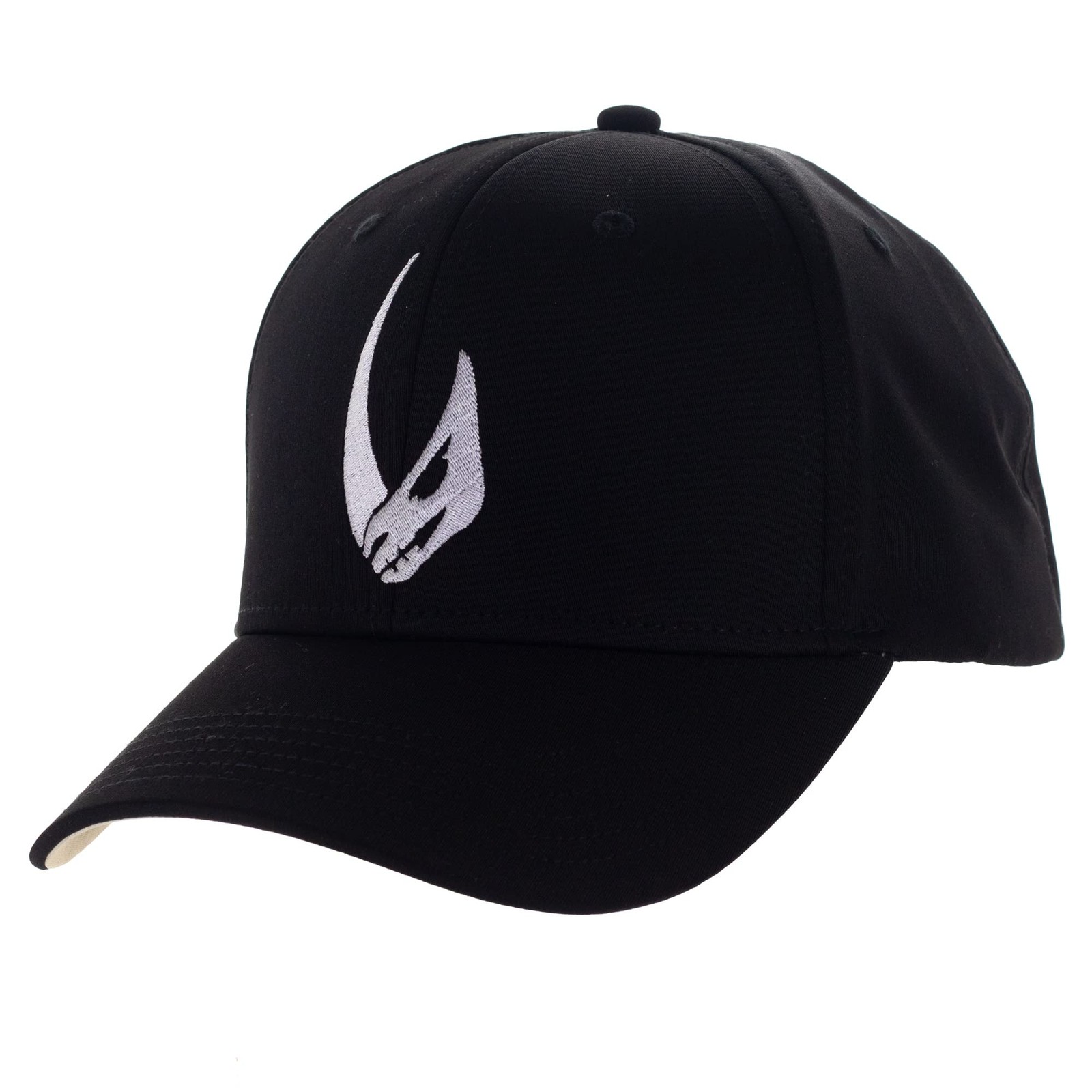 Star Wars Mandalorian Mudhorn Skull Black Flex Fit Hat