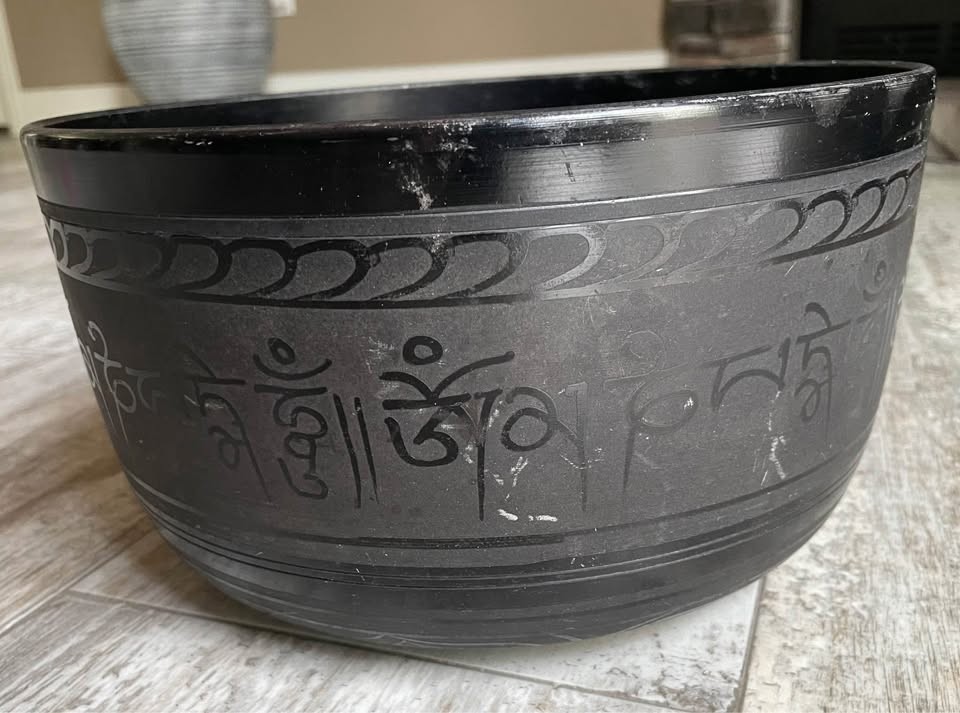 Earthbound Trading Company Tibetan Metal Singing Bowl w/ Mallets