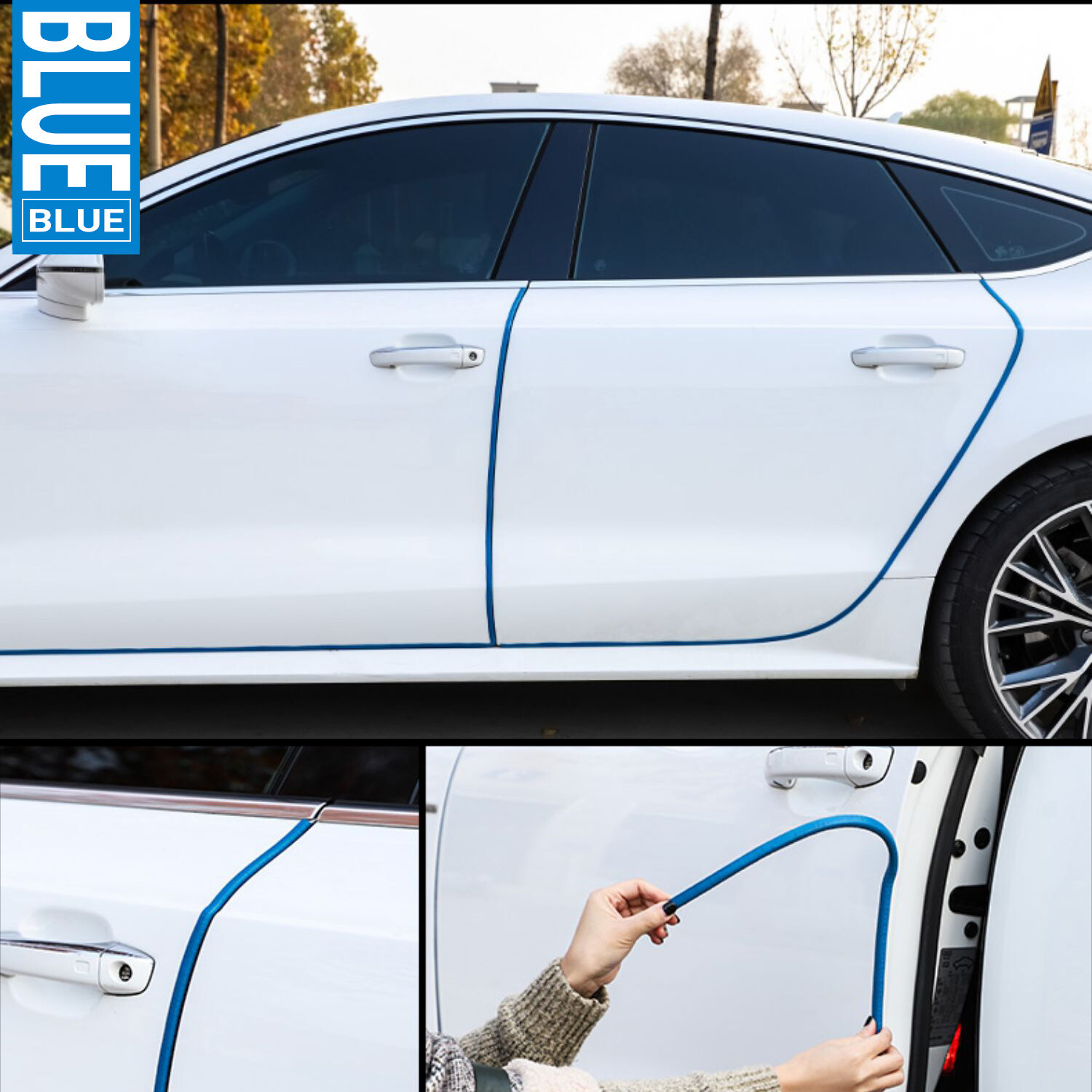 Universal U Shape Car Door Edge Trim Protector Edge Trim Seal Strip Edge Guard