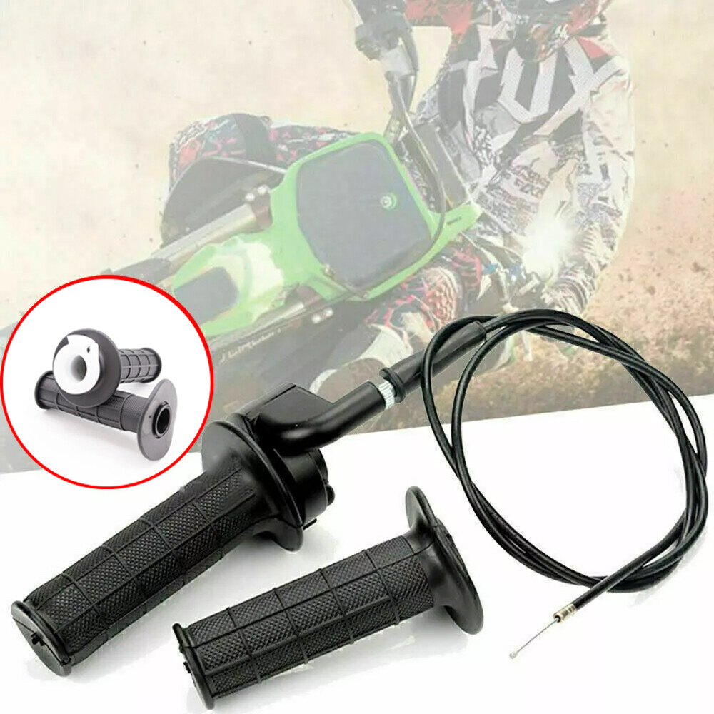 For Coleman CT200U Trail 200 Mini 196cc Bike Throttle Hand Grips Cable Clamp Kit
