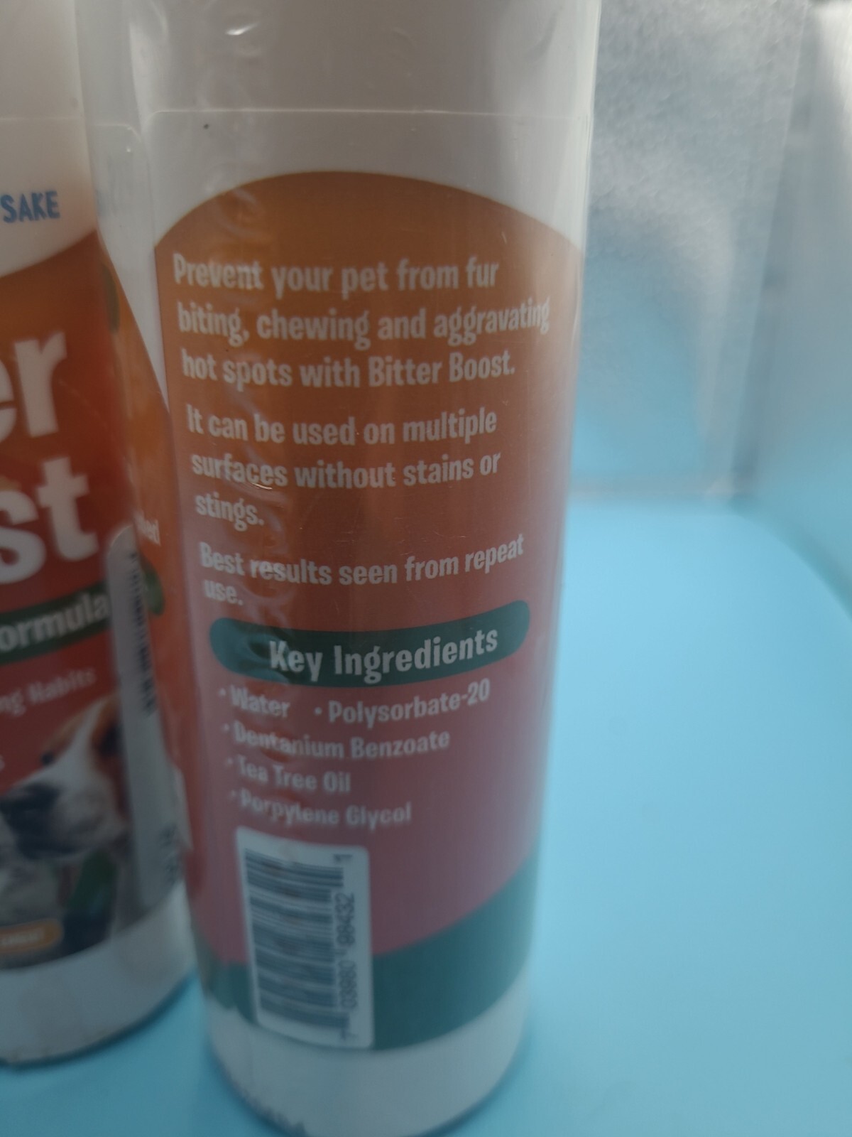 3 X Fur Goodness Sake Bitter Boost Chewing Deterrent for Cats & Dogs 8fl oz