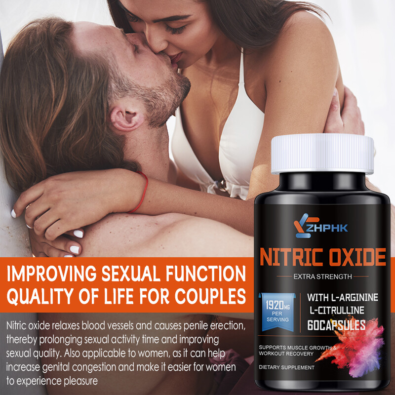 Nitric Oxide & Circulation Booster | L-Arginine, L-Citrulline | Extra Strength