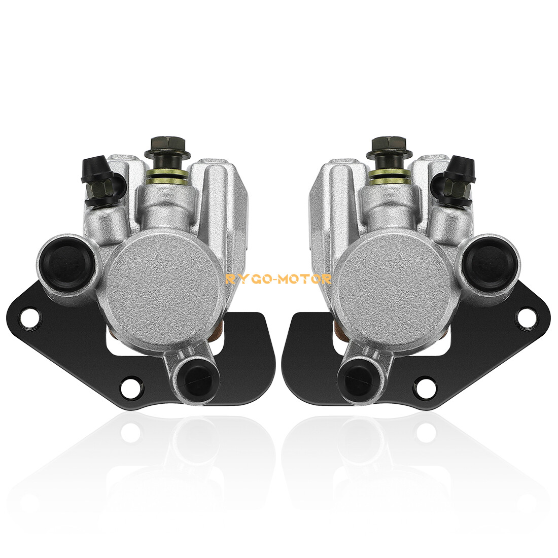 Front Brake Calipers & Disc Rotor for Kawasaki Prairie 360 KVF360 4x4 2003-2013