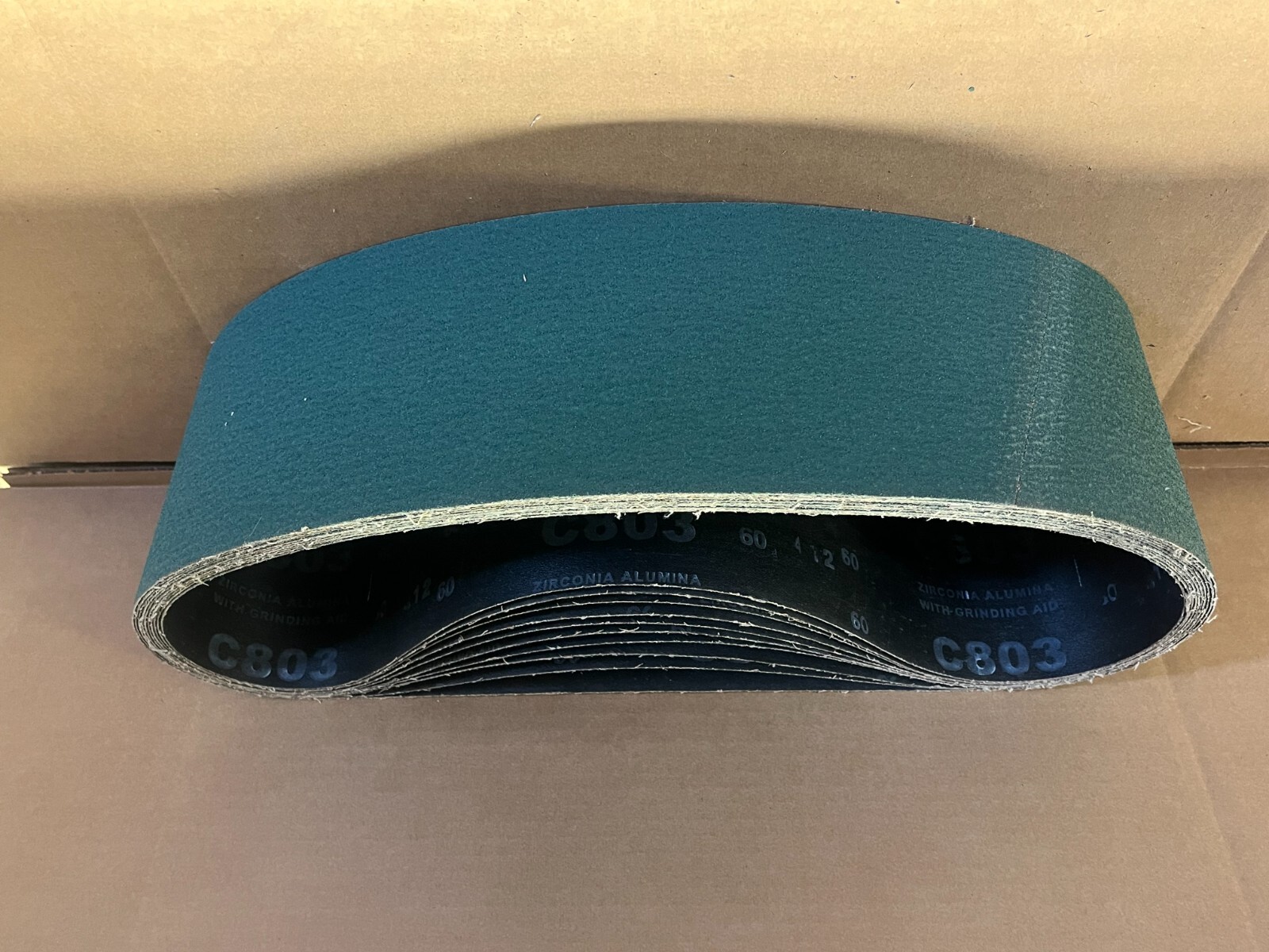 6" X 48" PREMIUM GREEN ZIRCONIA SANDING BELTS W/GRINDING AID, 5 PACK! YOU CHOOSE