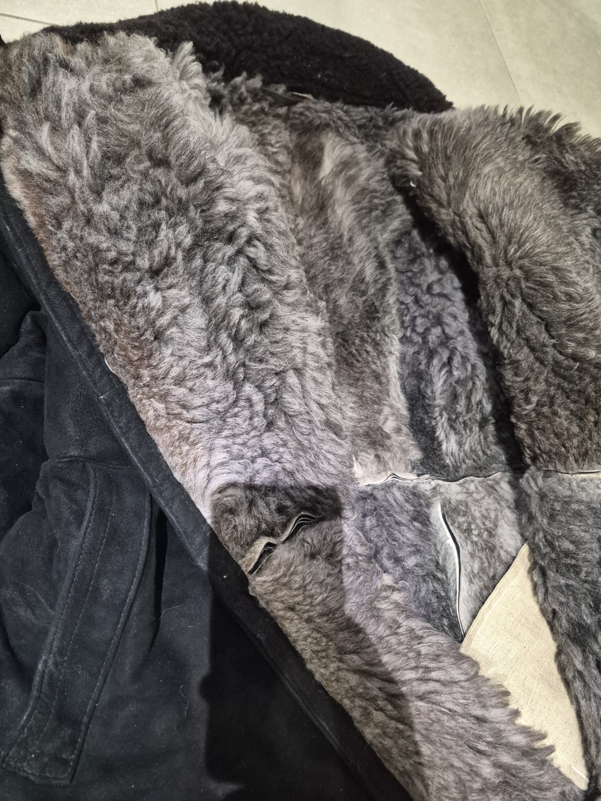 VTG Soviet Army Uniform Military Sheepskin Coat Bekesha Tulup Shearlin 58/3 NEW