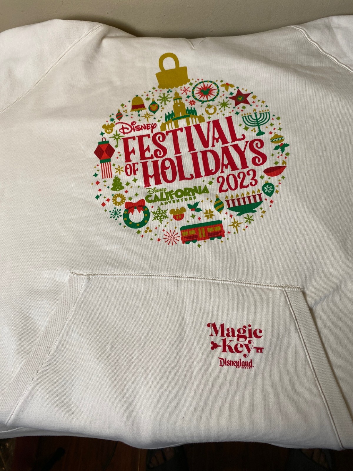 NWT-DISNEY California Adventure Festival Of Holidays 2023 Hoodie SZ 3X