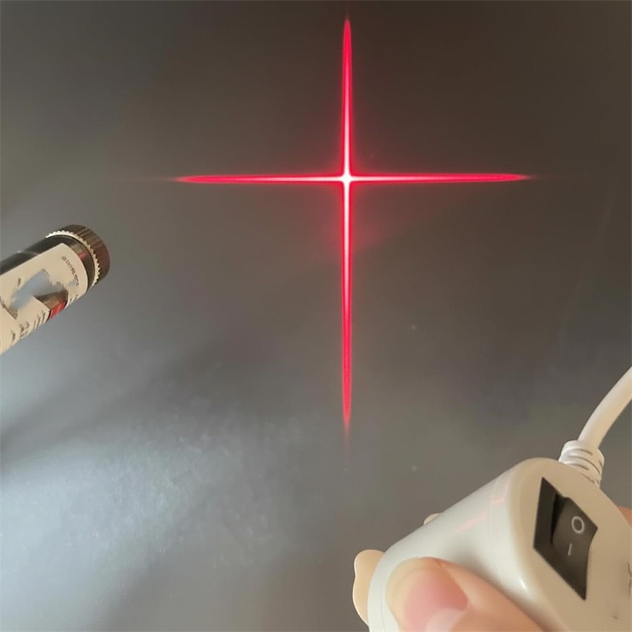 Cross Red Laser Positioning Light for Sewing Machine Cutting Machine 110-120V