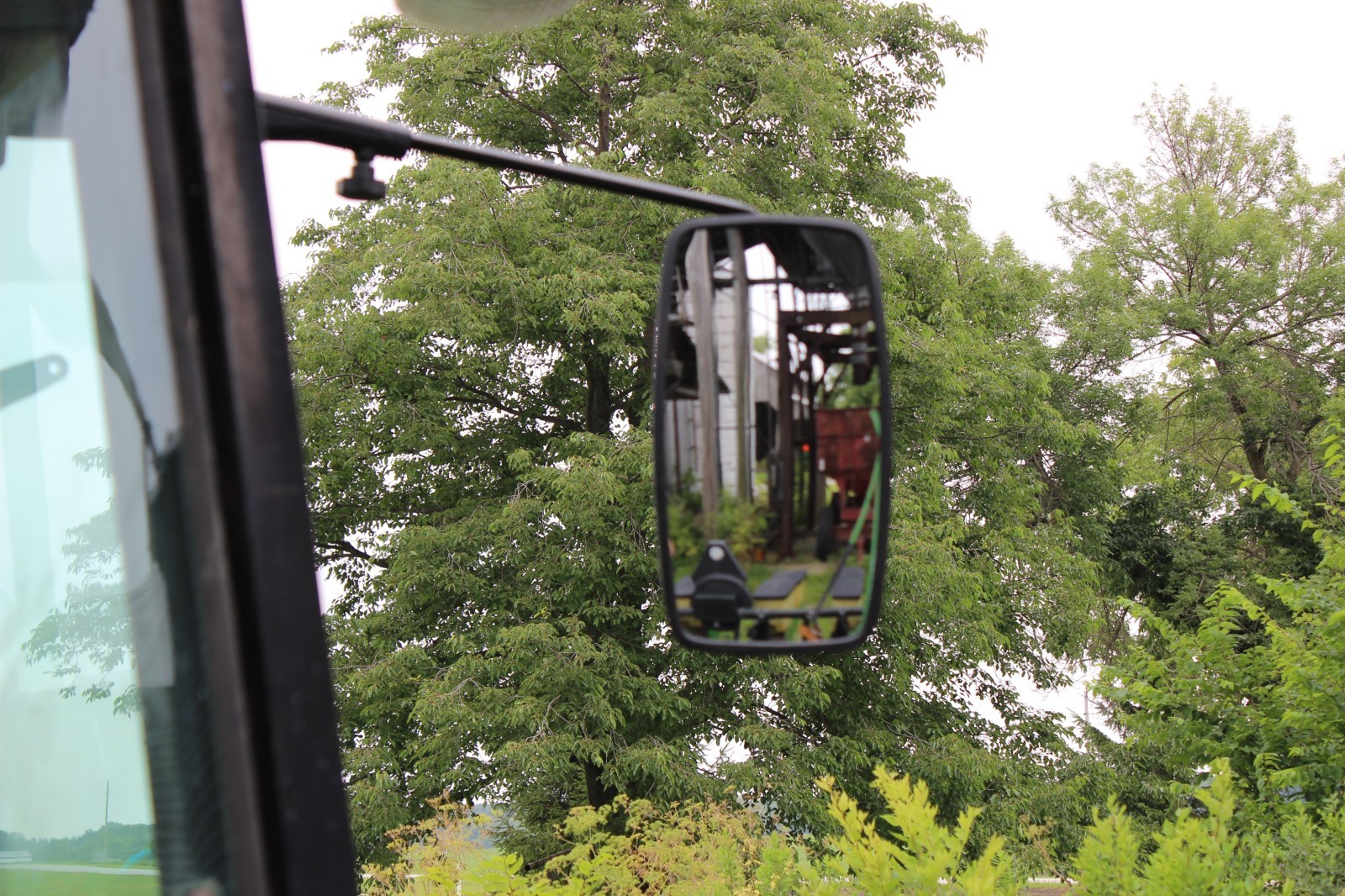 Sound Gard Extension Mirror Kit for John Deere tractors w 7"X12" mirrors