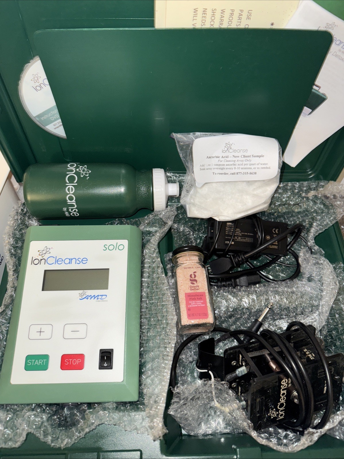 IonCleanse Solo by AMD - Professional Foot Detox System - Exc. Condition