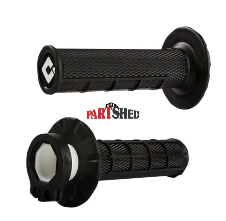 Yamaha YZ125 YZ250 YZ450 YZ250F YZ450F Black ODI Lock On Grips Half Waffle