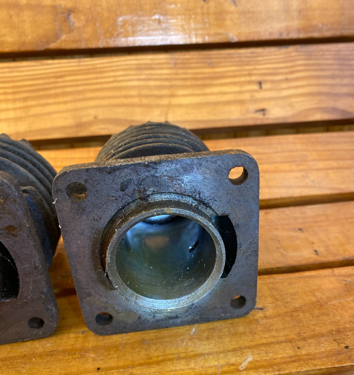 Maytag model 72 Twin Cylinder Gas Engine Cylinder Head Lot of 2