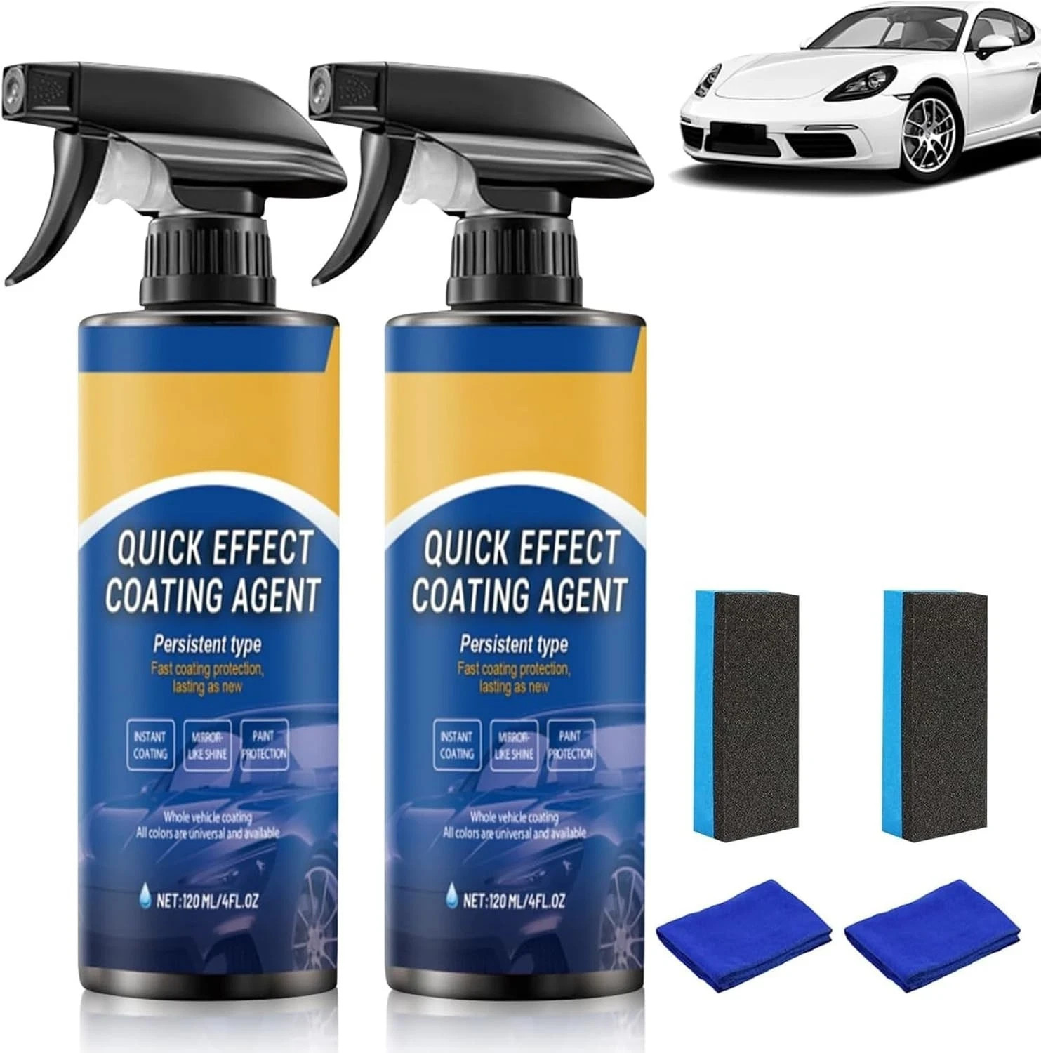 Advanced Car Quick-Acting Coating Agent Spray, Car Coating Spray, Quick Effect