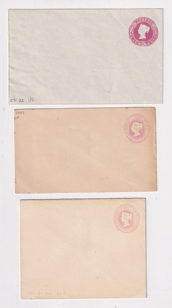 GB QV, EDVII, GV, GVI, QEII x 145 Stationery Registered, Envelopes, Lettercards.