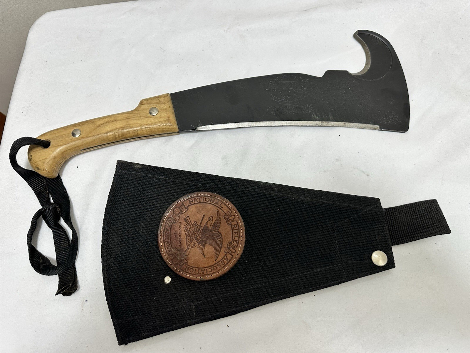 Rare NRA edition Woodsman's Pal  Machete MADE IN USA