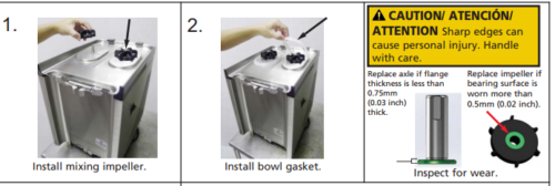 Crathco Replacement Bowls Plus Triple Bowl D Series Maintenance Parts Kit