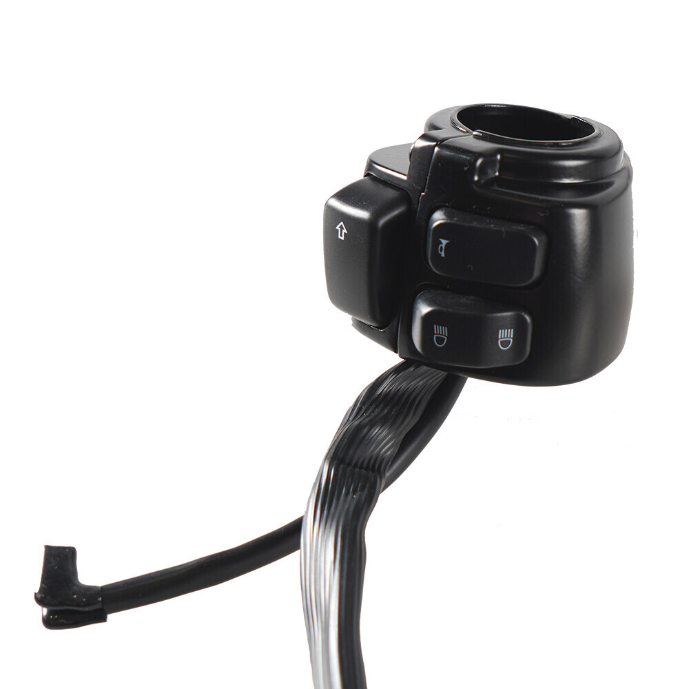 For Harley Sportster Dyna 1996-2012 Handlebar Control Switches + Wiring Harness