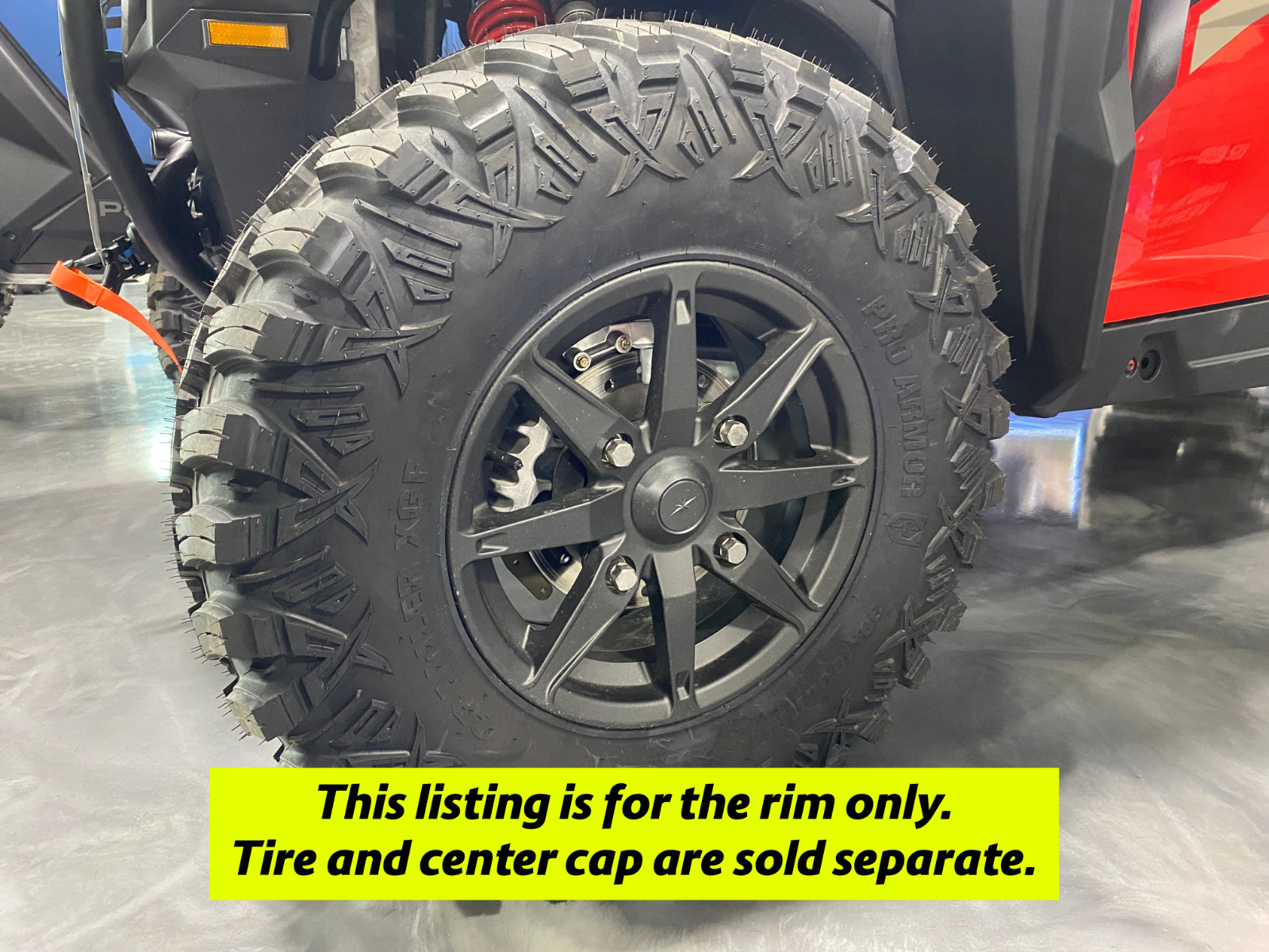 2020-2025 Polaris General XP 1000 OEM Black Rim 15" Wheel 1523150-744