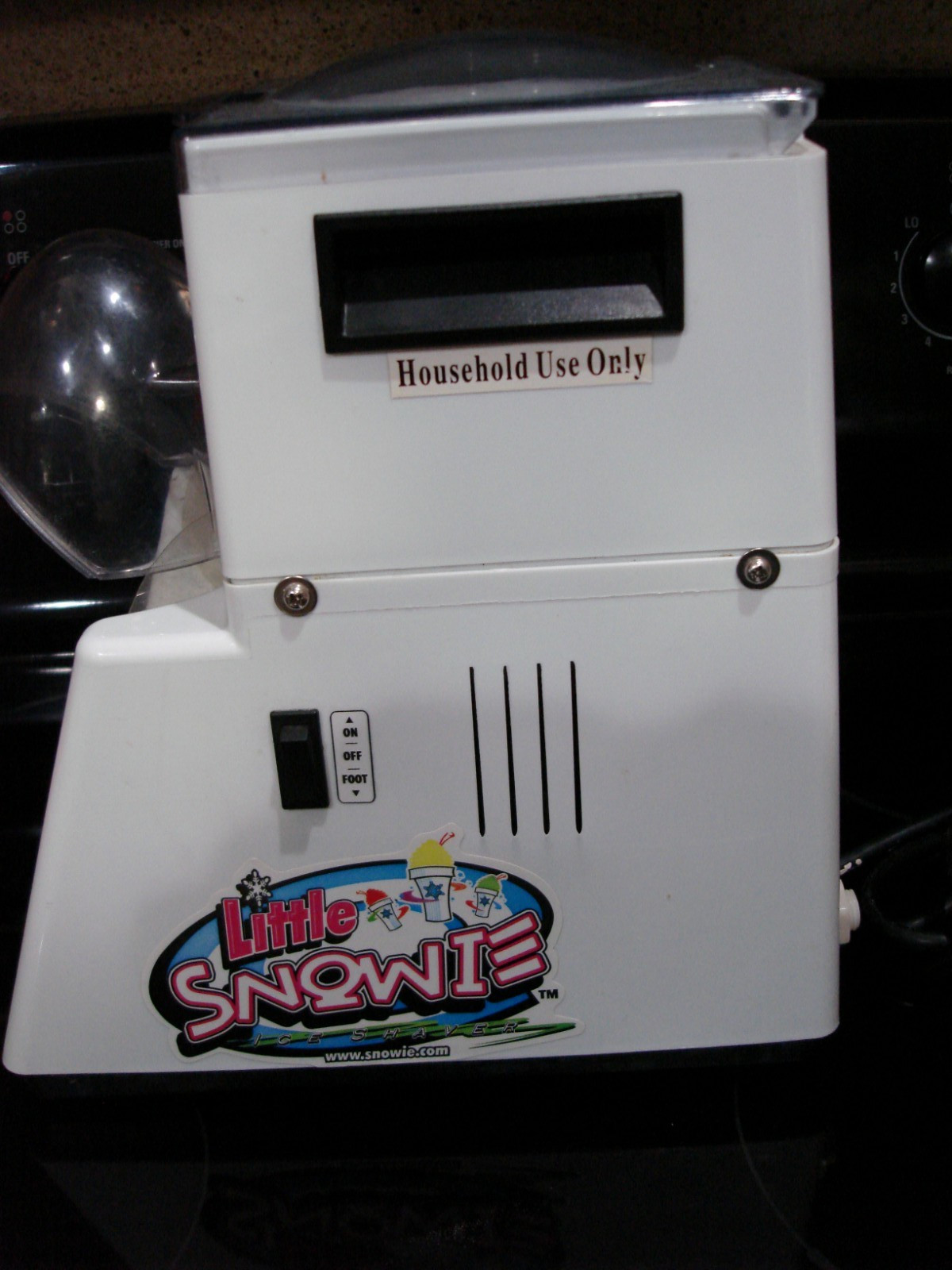 Little Snowie Max Snow Cone Machine Premium Shaved Ice Maker