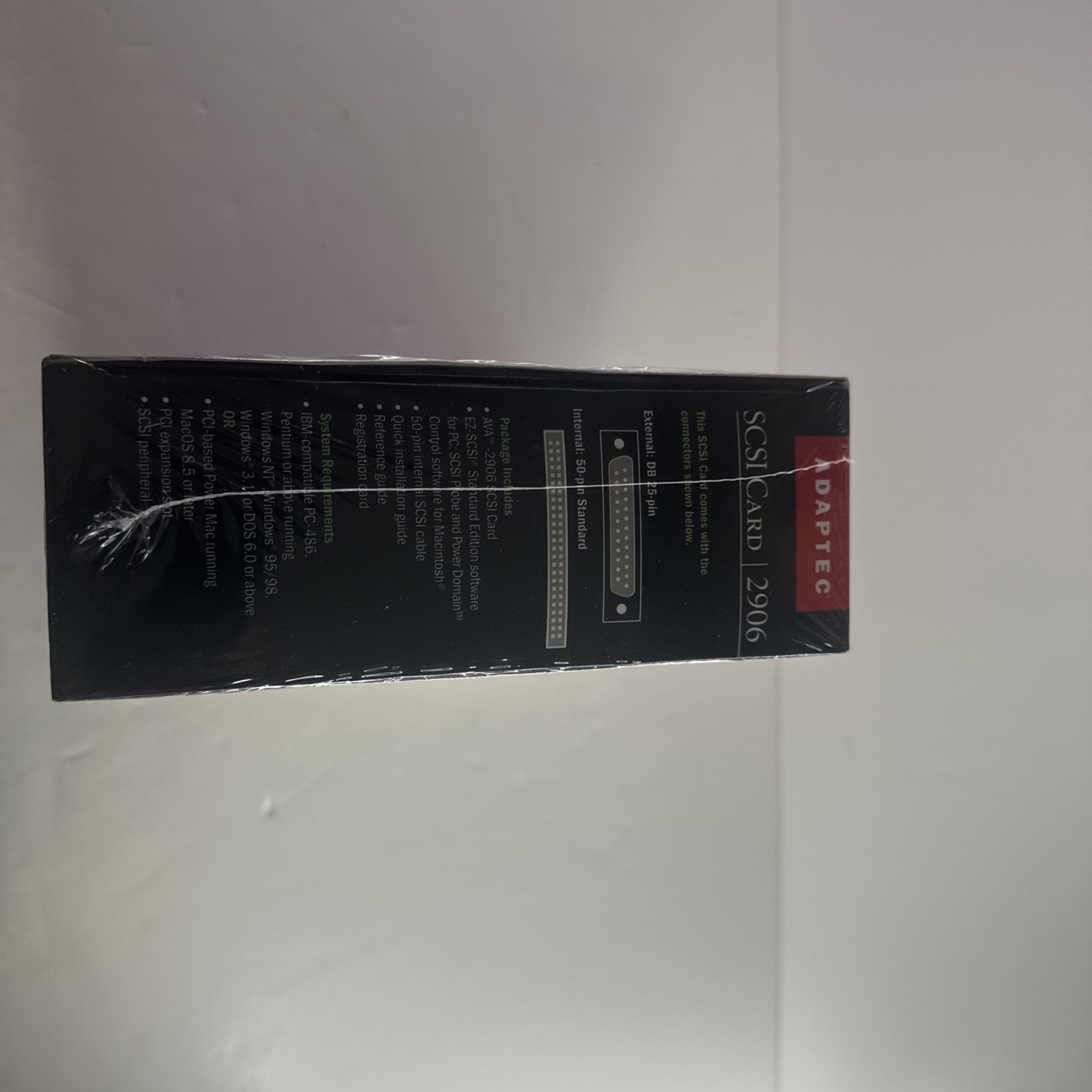 Adaptec SCSI Card 2906 for Mac/PC (NEW SEALED)