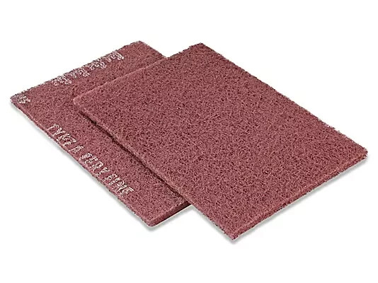 3M 7447 Scotch-Brite Hand Pads Very Fine, General Purpose Maroon 6" x 9"
