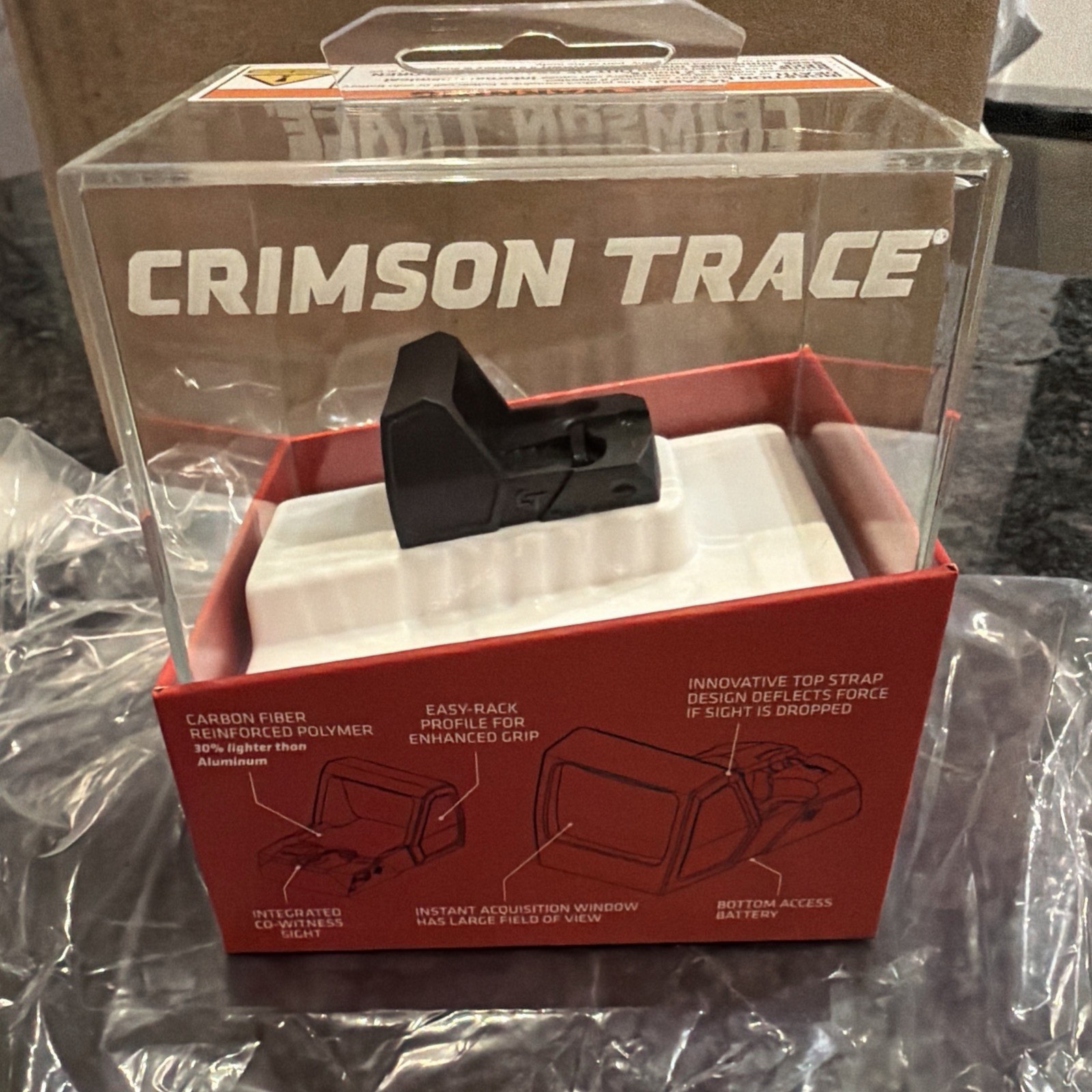 Crimson Trace CT-RAD Micro PRO Red Dot Sight 3 MOA Compact Pistol Optic NEW