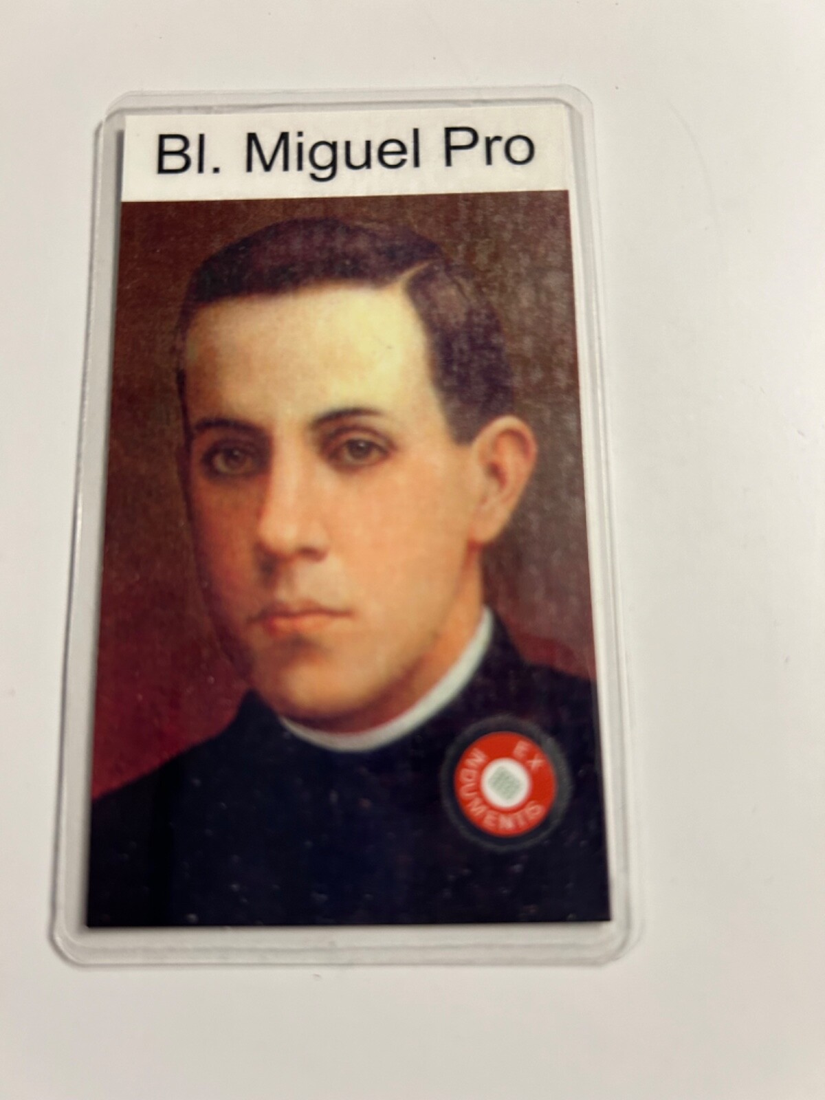 Blessed Miguel Pro 3rd  Class Relic Card Mexican Jesuit Priest Martyr