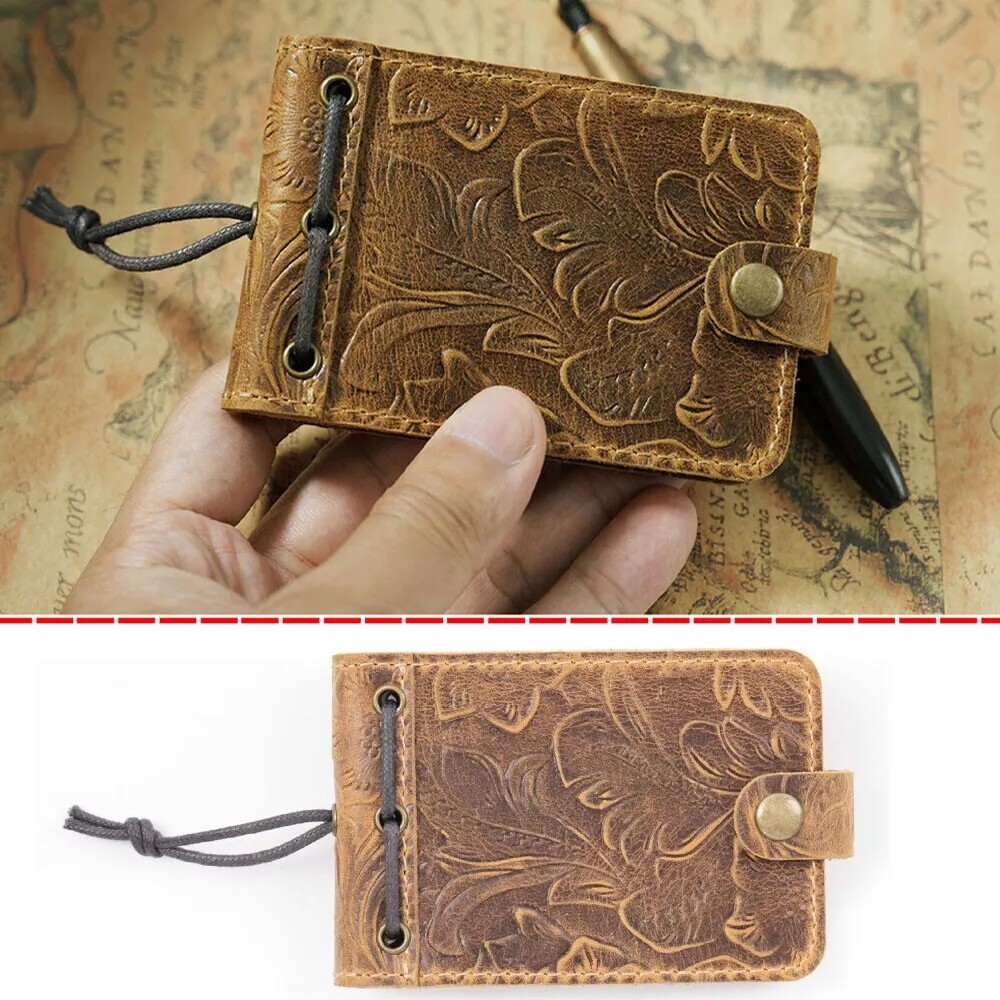 Handmade Vintage Leather Journal Notebook For Writing Portable Pocket Notebook