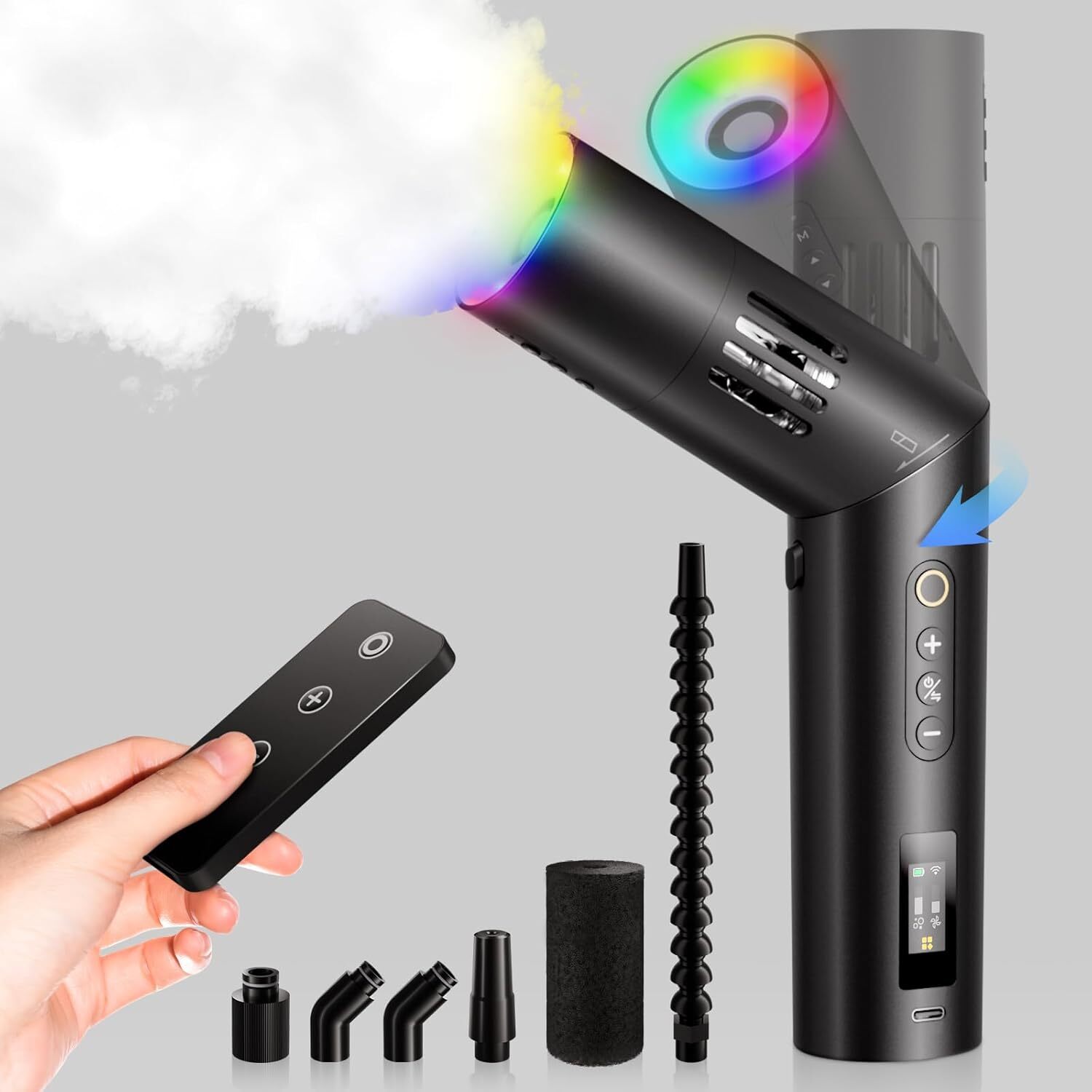 COLBOR CF5 40W Fog Smoke Machine 60° Foldable W/ Remote Control for Photography