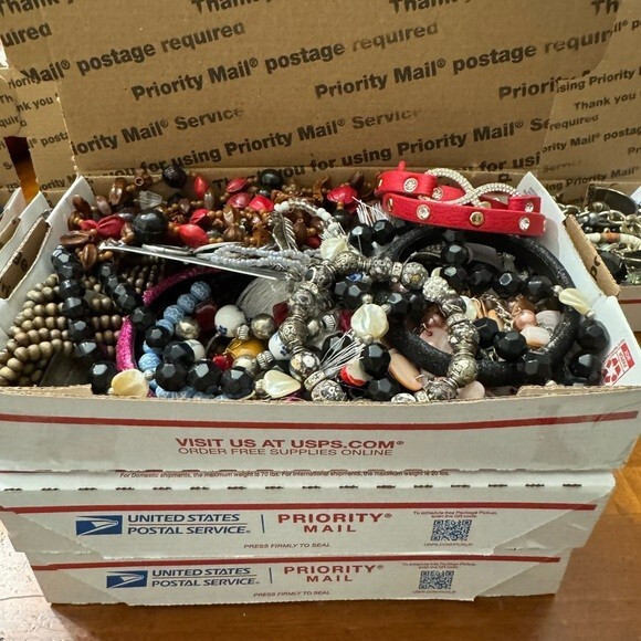 Mystery Jewelry Lot Vintage Modern Wearable 1-2 lbs Good Cond (READ DESCRIPTION)