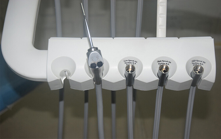 Dental Unit Chair Hard Leather+Dentist Stool + DDS+ New Foot Pedal Unidad silla