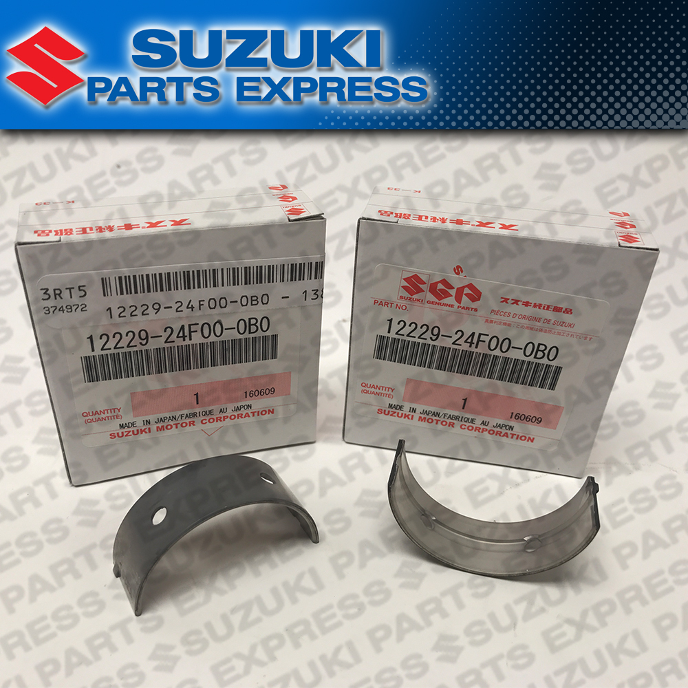 1999 - 2007 SUZUKI HAYABUSA GSX1300R MAIN CRANKSHAFT BEARINGS 2 PACK BLACK