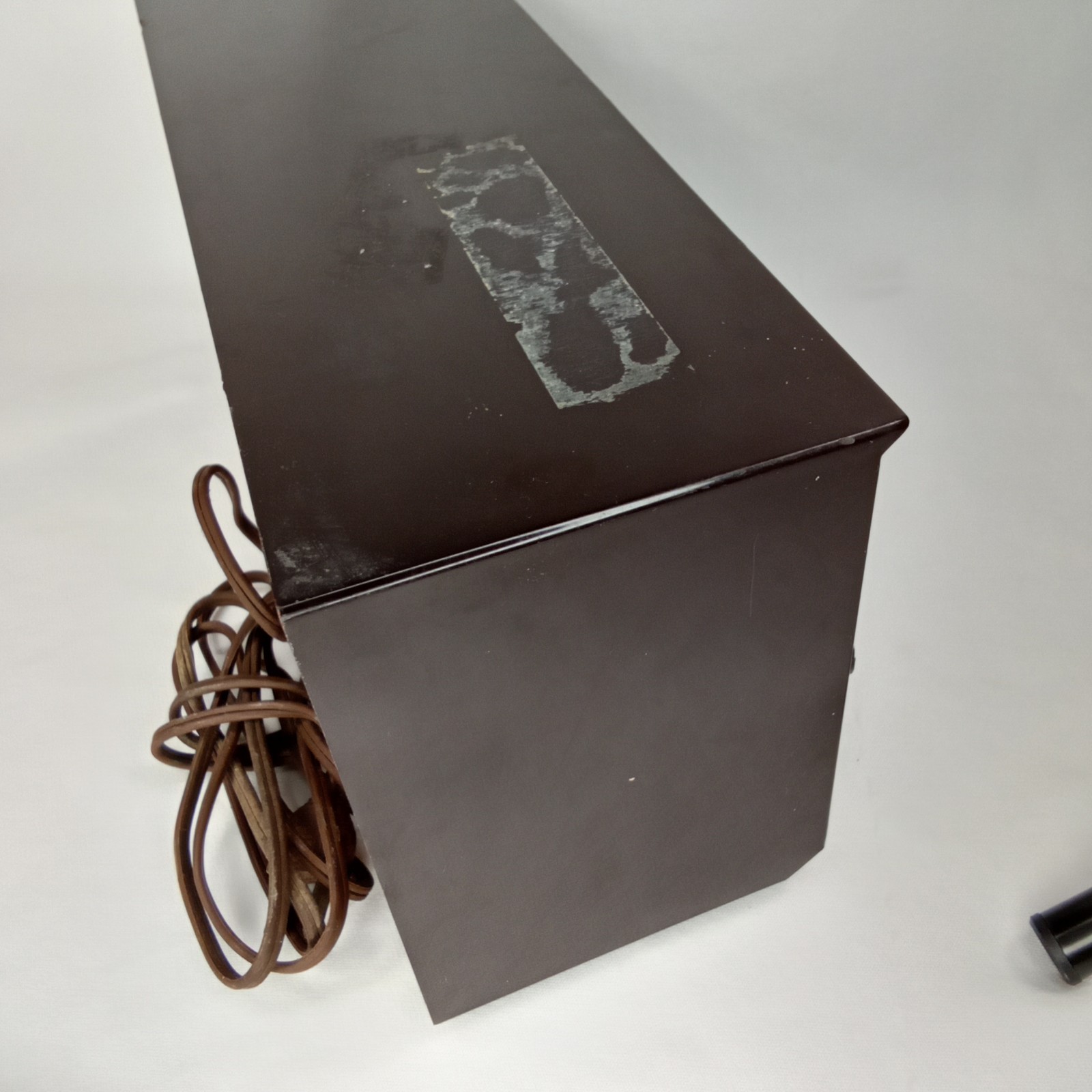 MCM Tube Radio Silvertone 9004 Brown With Twin Speakers Made In USA 1959