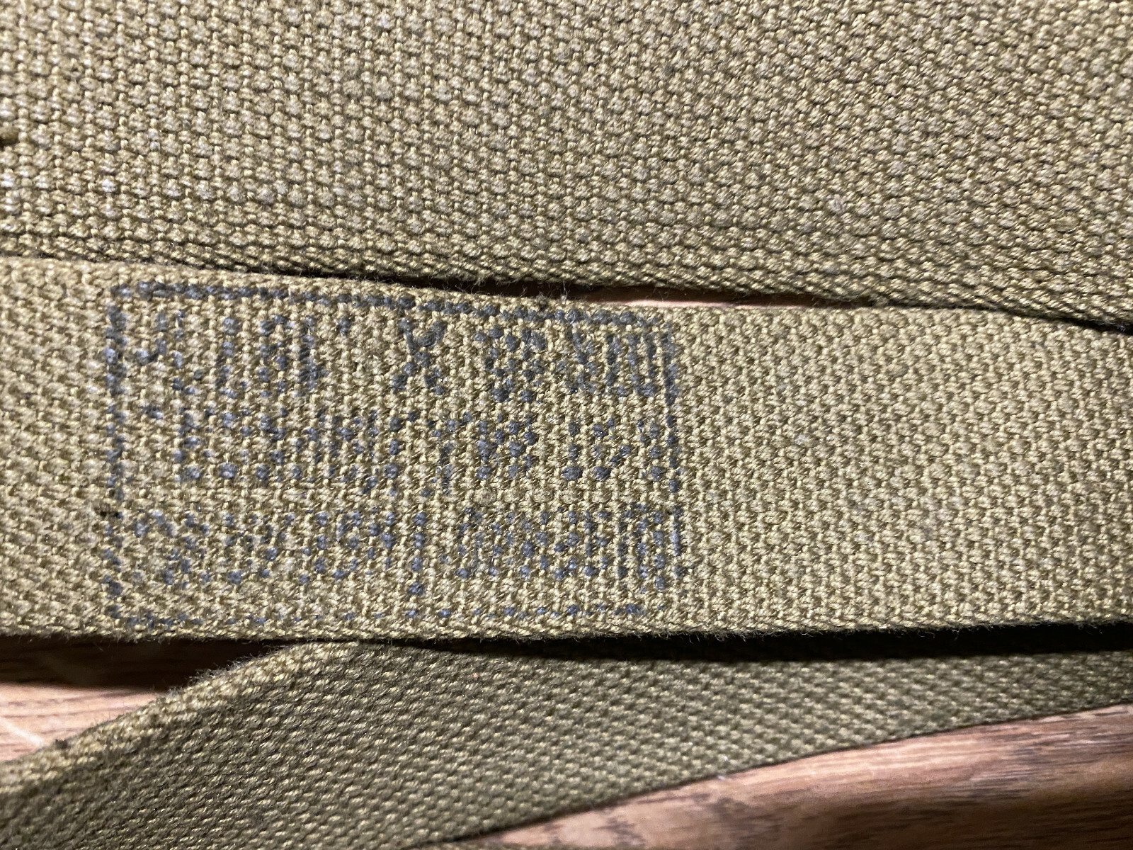 Original Soviet/Russian single hooked canvas sling for USSR sporting & hunting.