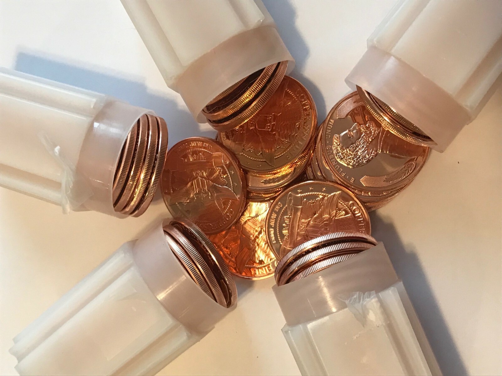 Abraham Lincoln 20 PACK of 1 ounce Copper Coins (1.25lbs), 20 Coins--REEDERSONG