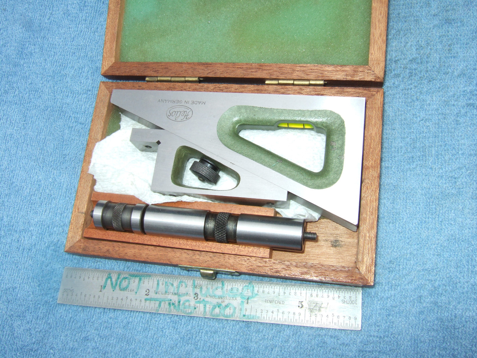 HELIOS GERMAN MADE PLANER GAGE W/CASE MACHINIST TOOLMAKER No.4 MANY MORE US HERE