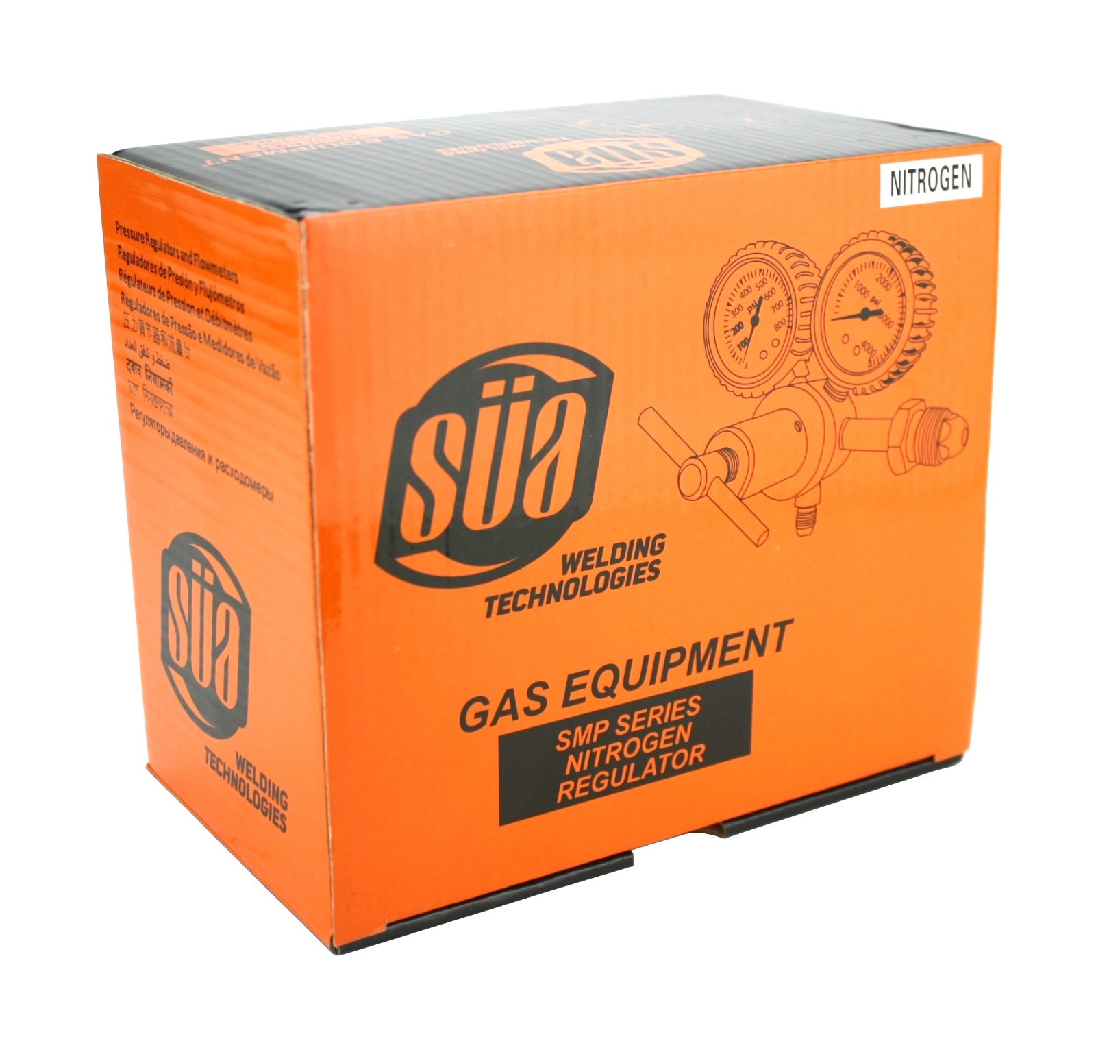 Nitrogen Gas Regulator 0-600 PSIG - HVAC Purging - Pressure Charge - SÜA