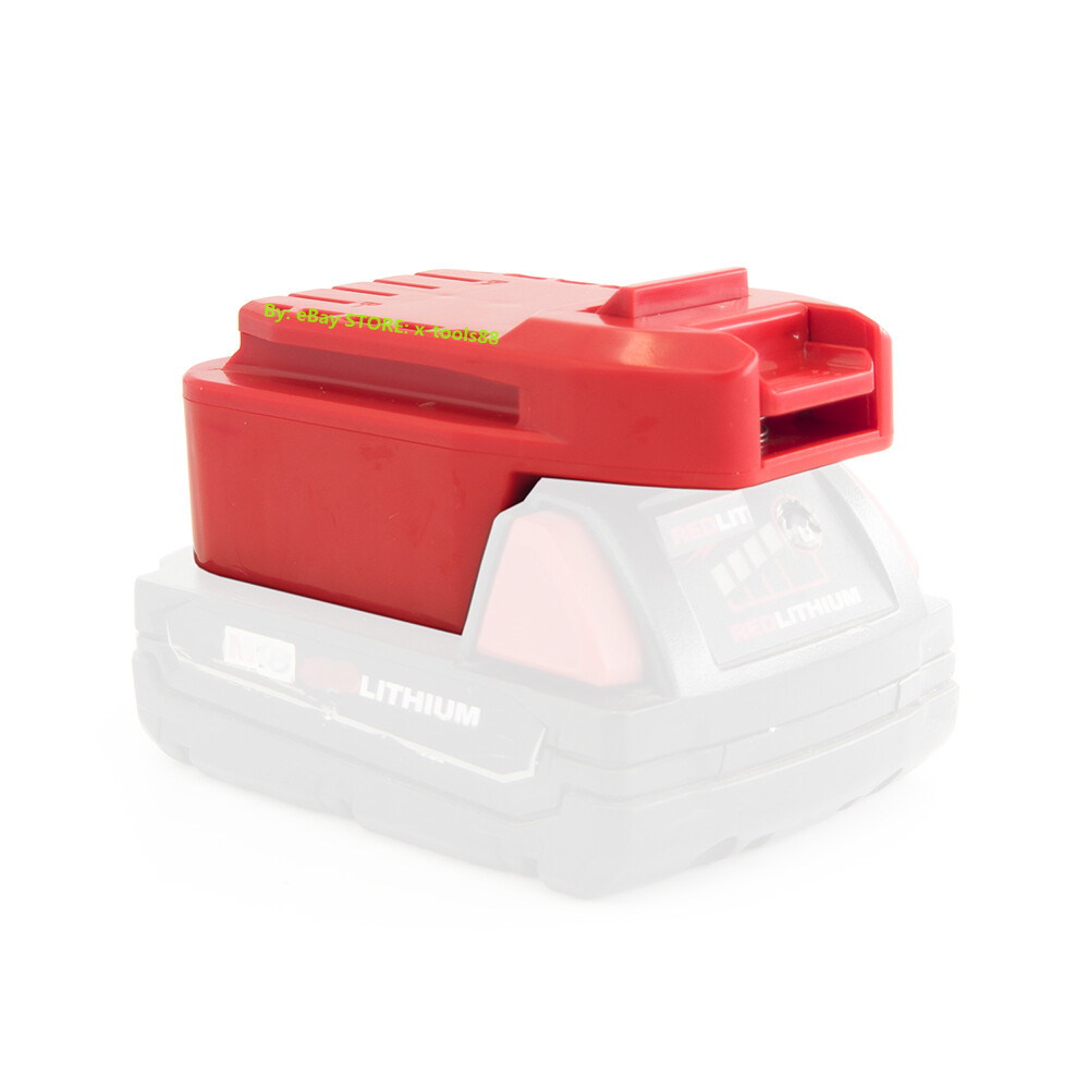 1x Adapter for Milwaukee M18 RED Li-Ion Batteries To Craftsman NEW 20v V20 Tools