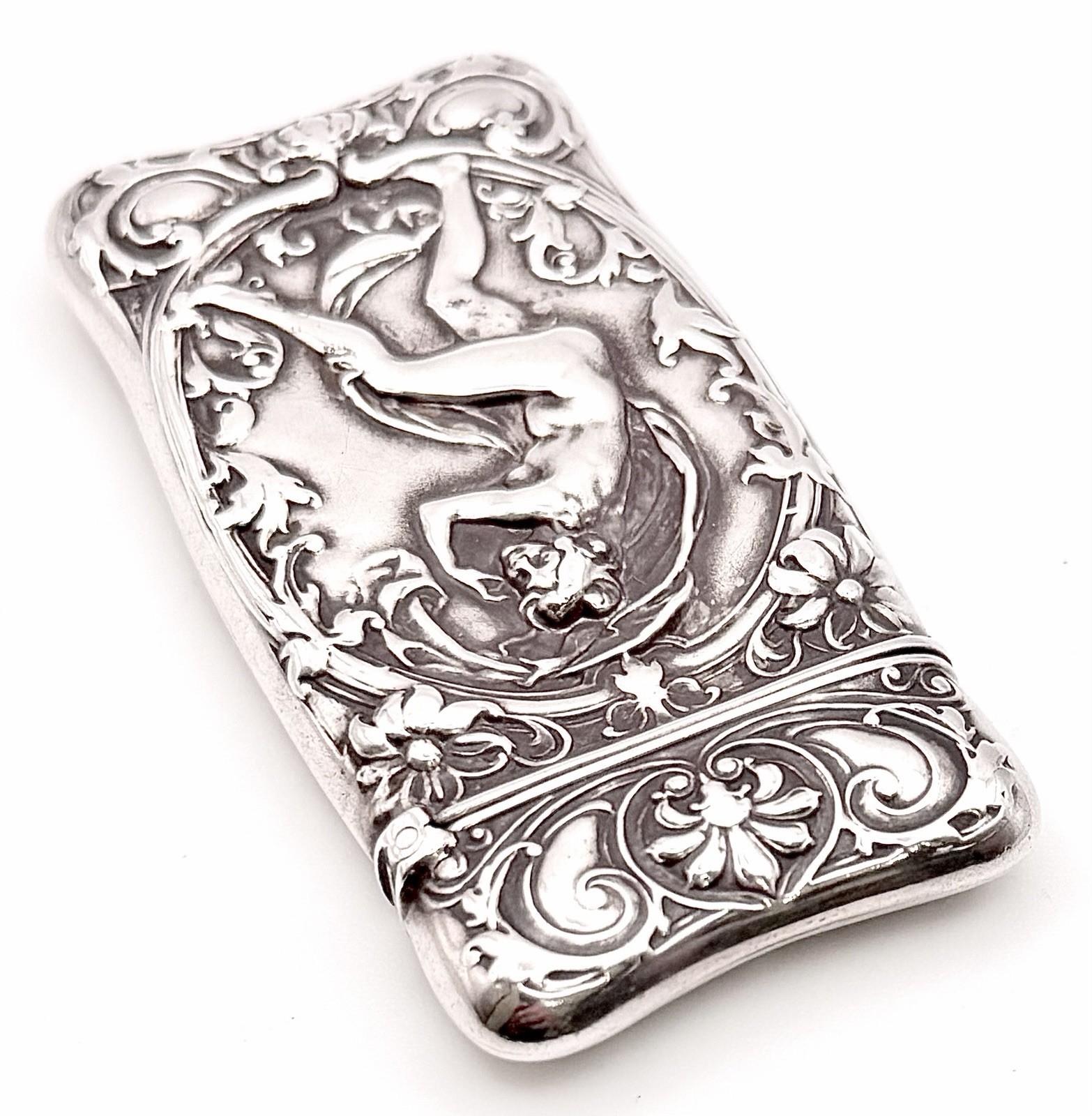 Gorham Sterling Match Safe - Art Nouveau/Jugendstil Design - Antique