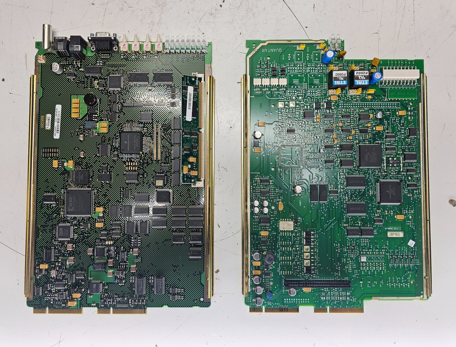 Motorola Quantar Station Control Board Epic 5 MCLN8426 w Wireline Board