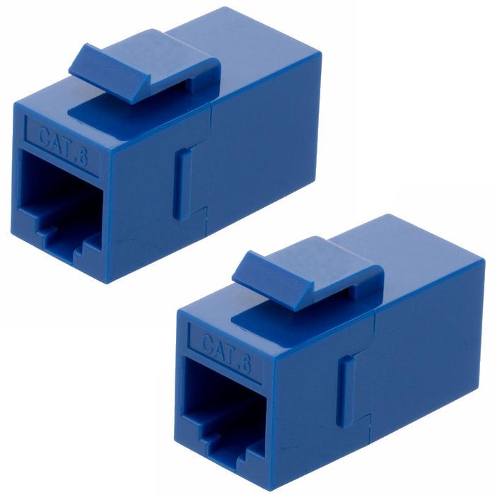 2/5/15/25Pcs CAT6 Keystone RJ45 Female to Female Gigabit Ethernet Coupler Lot