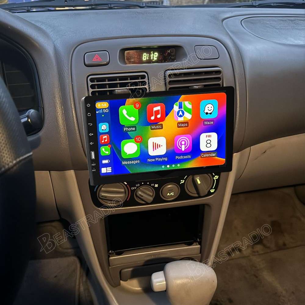 For 1993-2002 Toyota Corolla Carplay Android Auto Single 1Din Car Stereo Radio