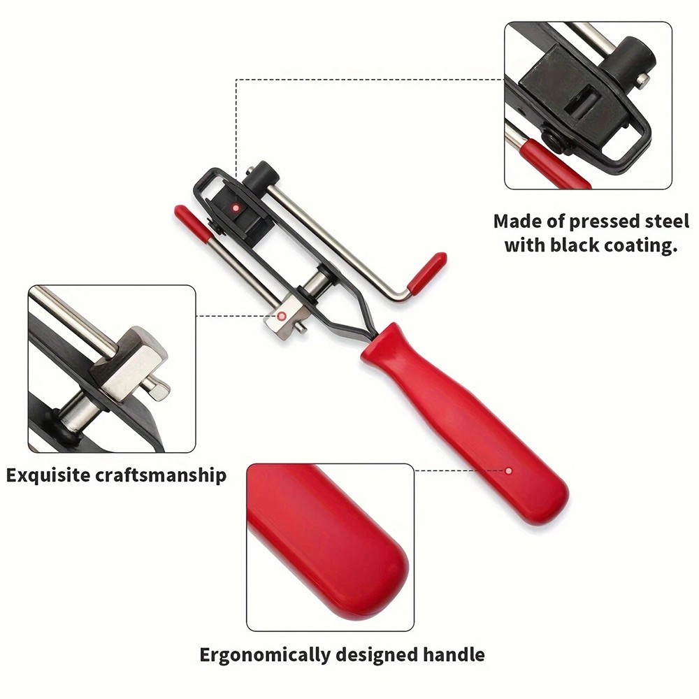 CV Joint Axle Boot Clamp Pliers Tool w/12 Crimp Bands Replace For Auto / ATV US