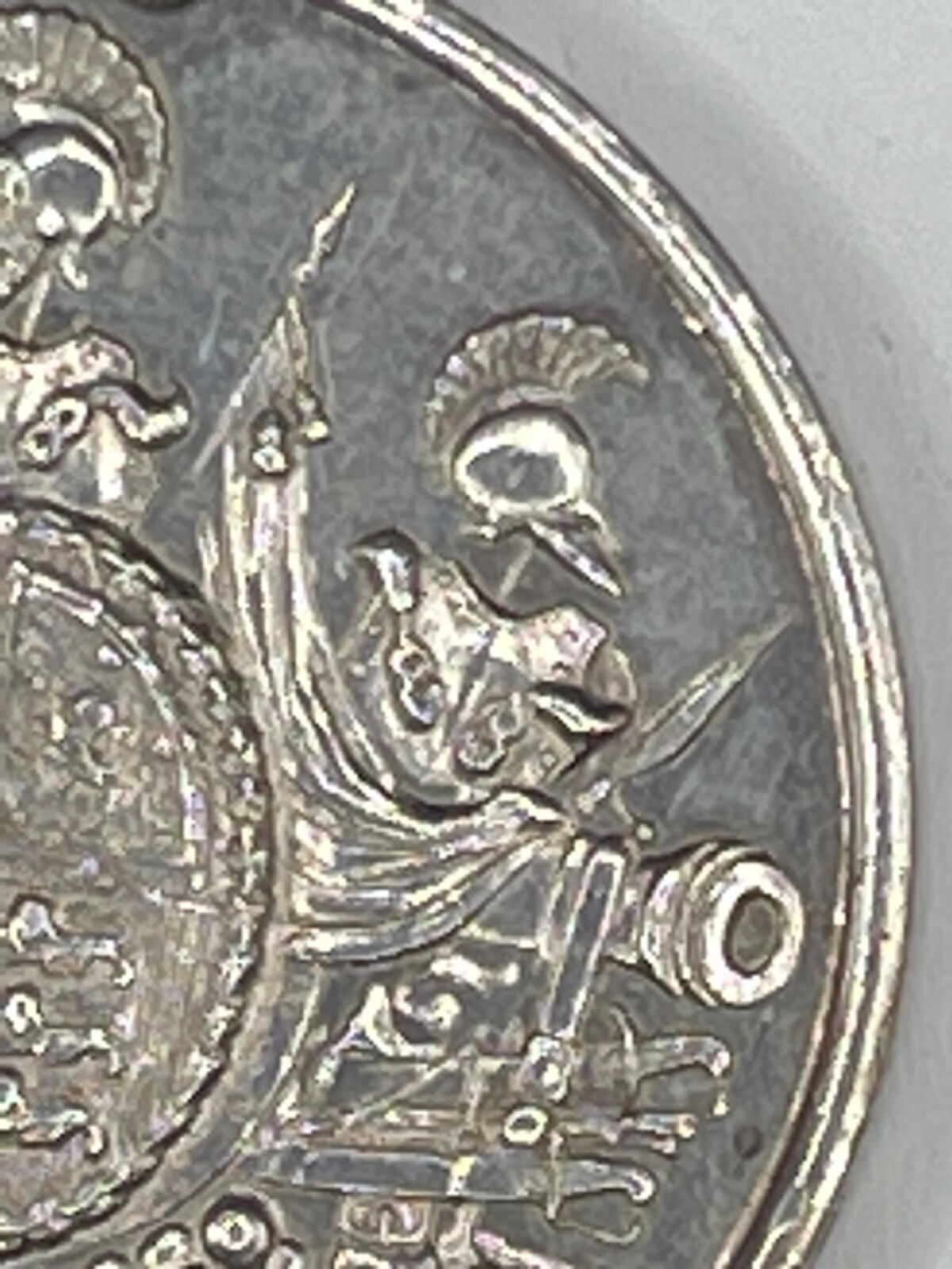 RARE ORIGINAL BRITISH ARMY LS&GC MEDAL OFFICIALLY IMPRESSED NAMED WARWICKSHIRE