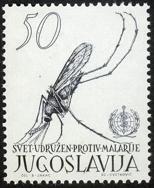 Yugoslavia 1963 WHO Malaria Eradication Mosquito MNH (SC# 687)