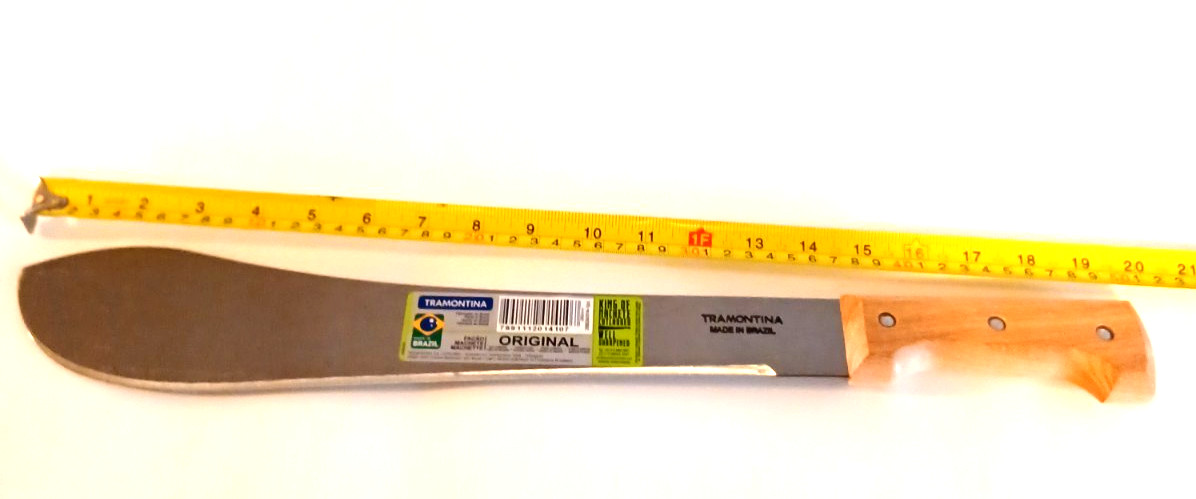 BOLO MACHETE KNIFE TRAMONTINA BRAZIL MACHETE-14" INCH BLADE 19-1/2" OVERALL