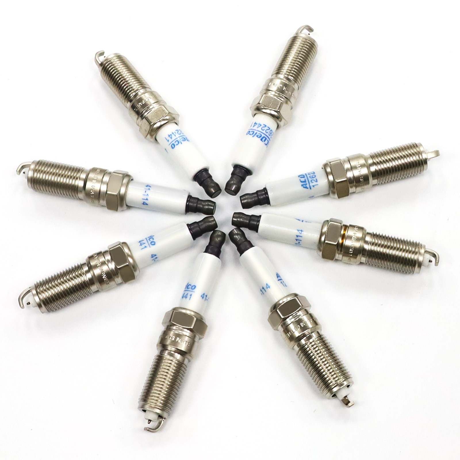 8set 41-114 Iridium Spark Plugs ACDELCO 12622441 Fit. for Cadillac Chevrolet GMC