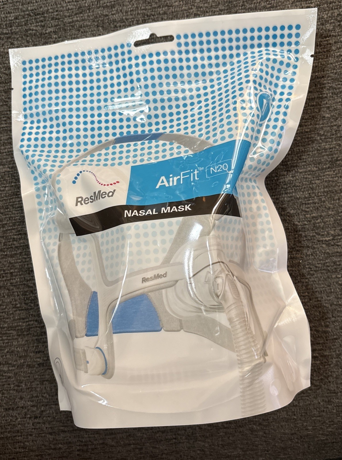 New Res-Med Airfit N20 Medium Cushion Strap Frame SYS #63501